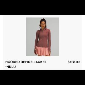 Lululemon HOODED DEFINE JACKET